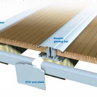 EXITEX 'Snap Down' Timber Supported Roof Glazing Products