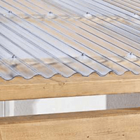 SUNTUF Clear Corrugated Polycarbonate Sheet