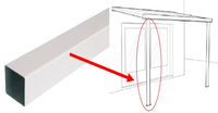 Evolution Canopy Post & Bracket - Anthracite