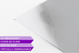 6mm solid Palsun polycarbonate sheet - CTS 3225mm x 1045mm