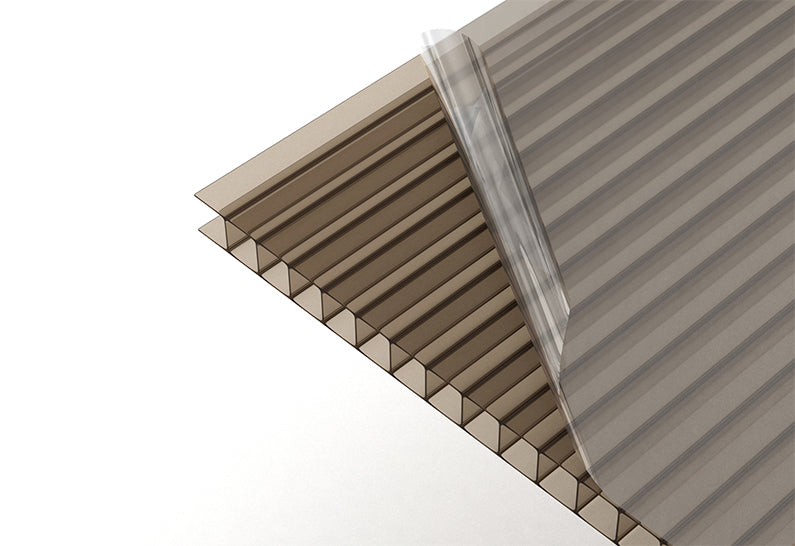 10mm Twin Wall Polycarbonate - Bronze