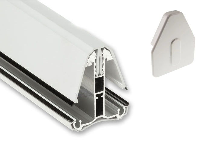 Self Supporting Roof Main Glazing Bar – 2000mm to 4000mm (White & Brown)