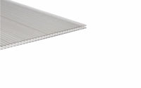 6mm Twin Wall Polycarbonate (clear) - L:3010mm; W:640mm