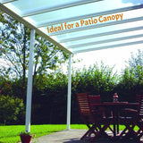 Canopy Kit - WHITE Frame; CLEAR Roof